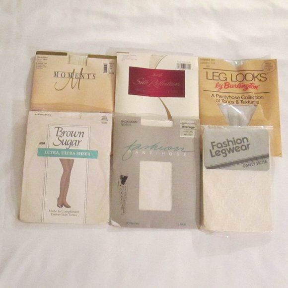 BUNDLE OF 6 VINTAGE HOSIERY (LIGHT COLORS) - Picture 13 of 14